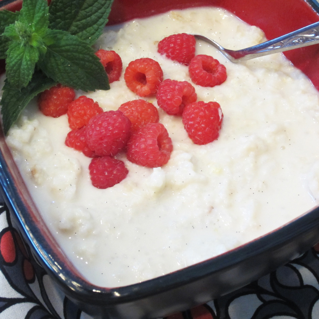 Breakfast Ideas: Vanilla Bean Rice Pudding