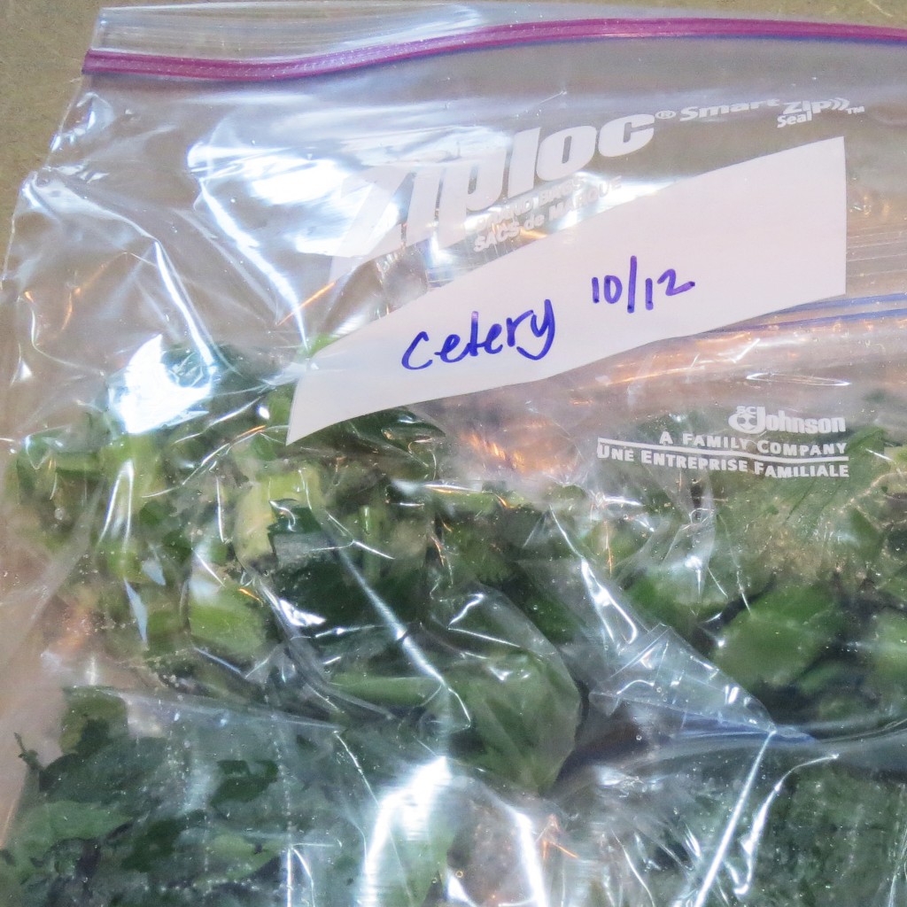How to Freeze Celery and Onions