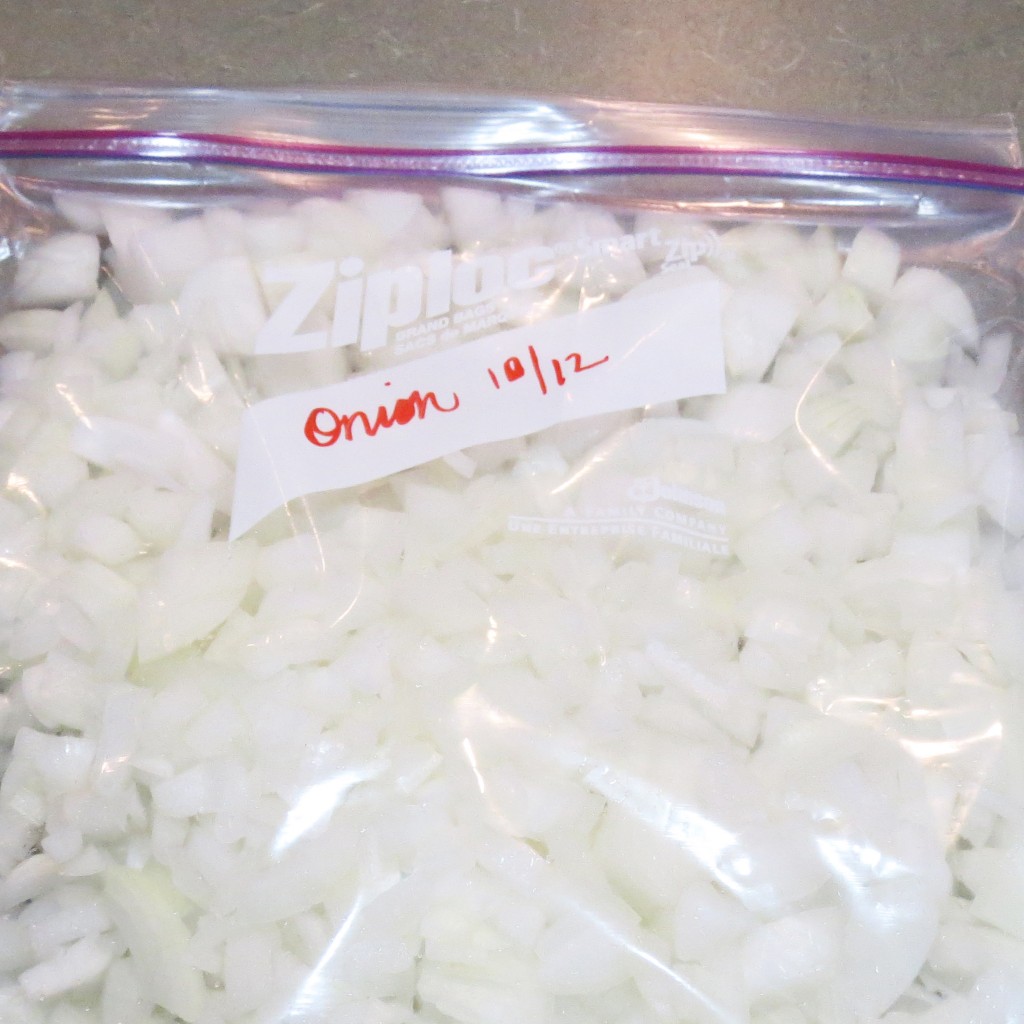 How to Freeze Celery and Onions