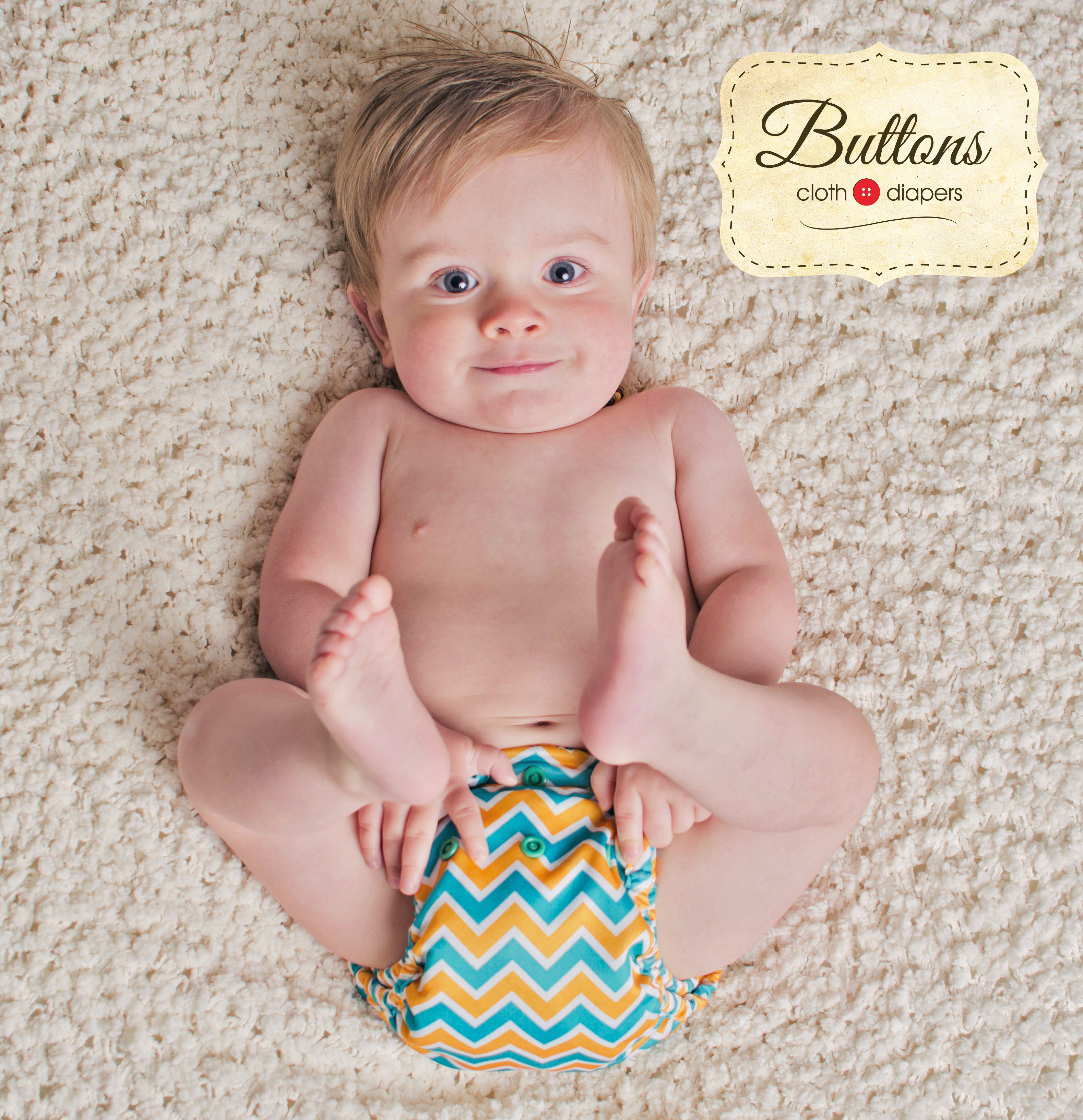 Buttons Cloth Diaper Review & Giveaway! - Positively Mommy